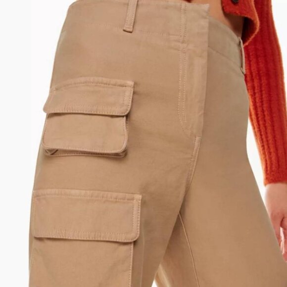 ARITZIA TNA WILFRED PICTURE CARGO PANT SIZE 2 LIMITED EDITION (WILDWOOD) - Picture 3 of 9